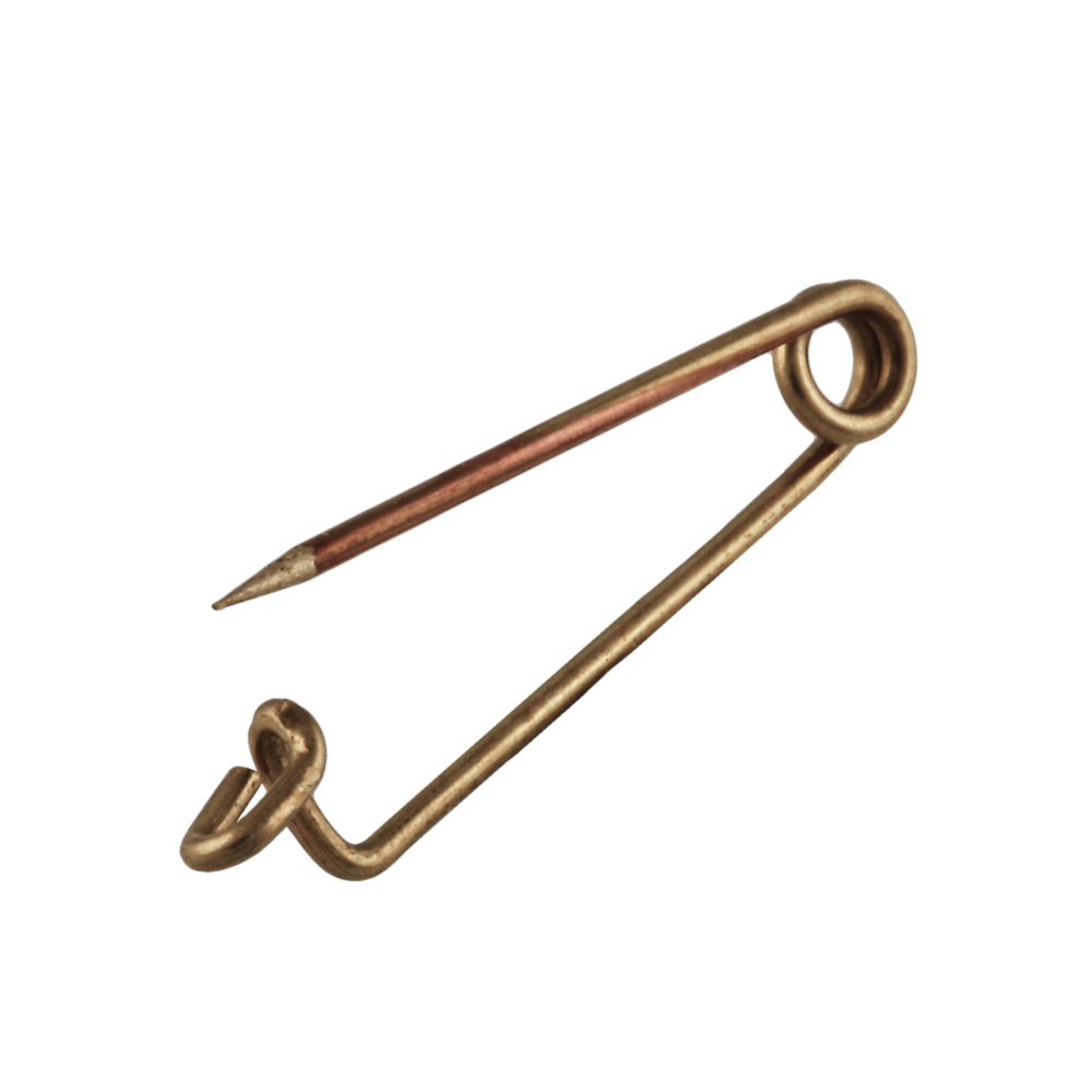 Safety needle brass 