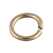 Round jump ring 925/- gold-plated