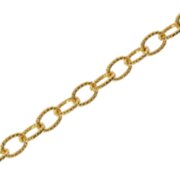 Trace open twisted 750/- yellow gold