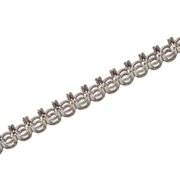 Tennis bracelet 750/- white gold