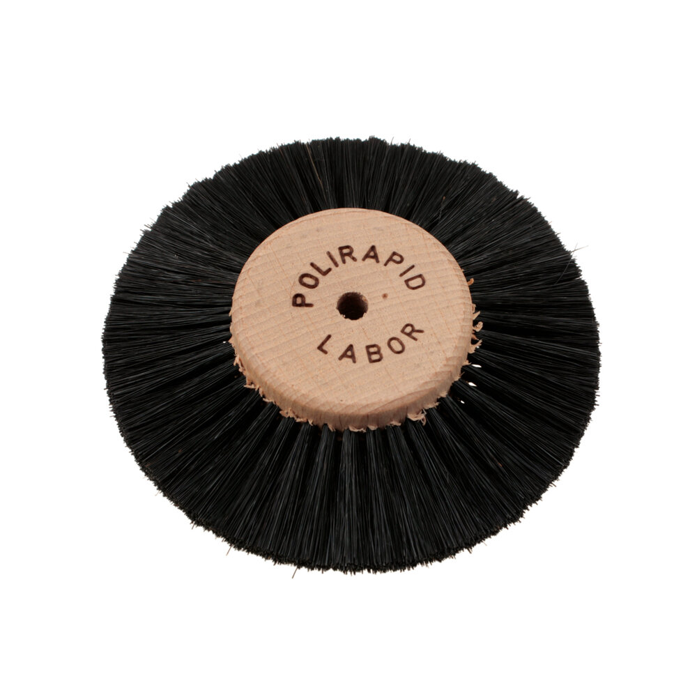 Black pointed lathe brush 