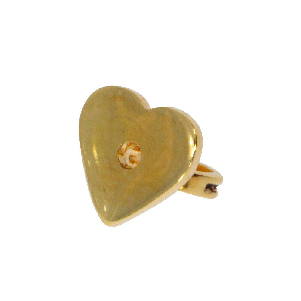 Ear stud with 6 prongs 750/- yellow gold 