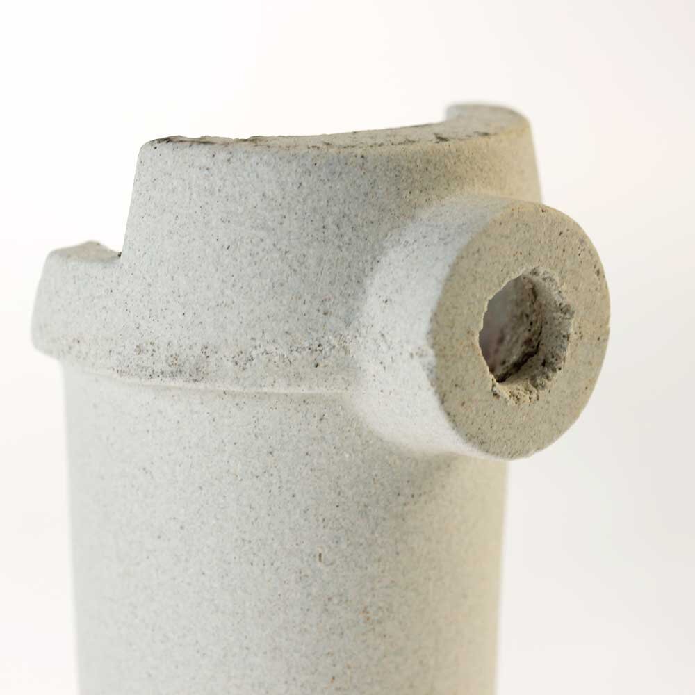 Ceramic crucible with graphite inlet, MC50-MC60 