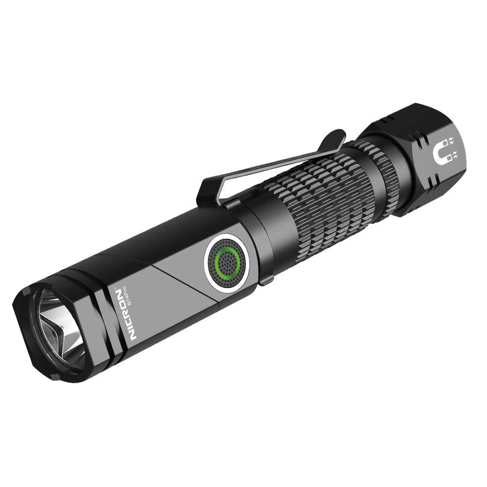 Mini flashlight LED with magnet and twist function, rechargeable 