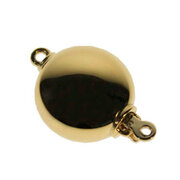 Flat polished clasp 585/- 