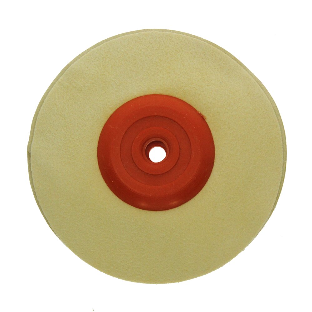 Polishing disc, leather  