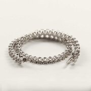 Tennis bracelet 750/- white gold