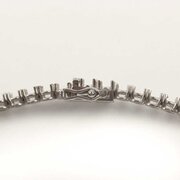 Tennis bracelet 750/- white gold