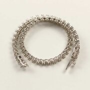 Tennis bracelet 750/- white gold