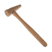 Wooden hammer with conic shaped head