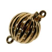 Twisted ball clasp 585/-