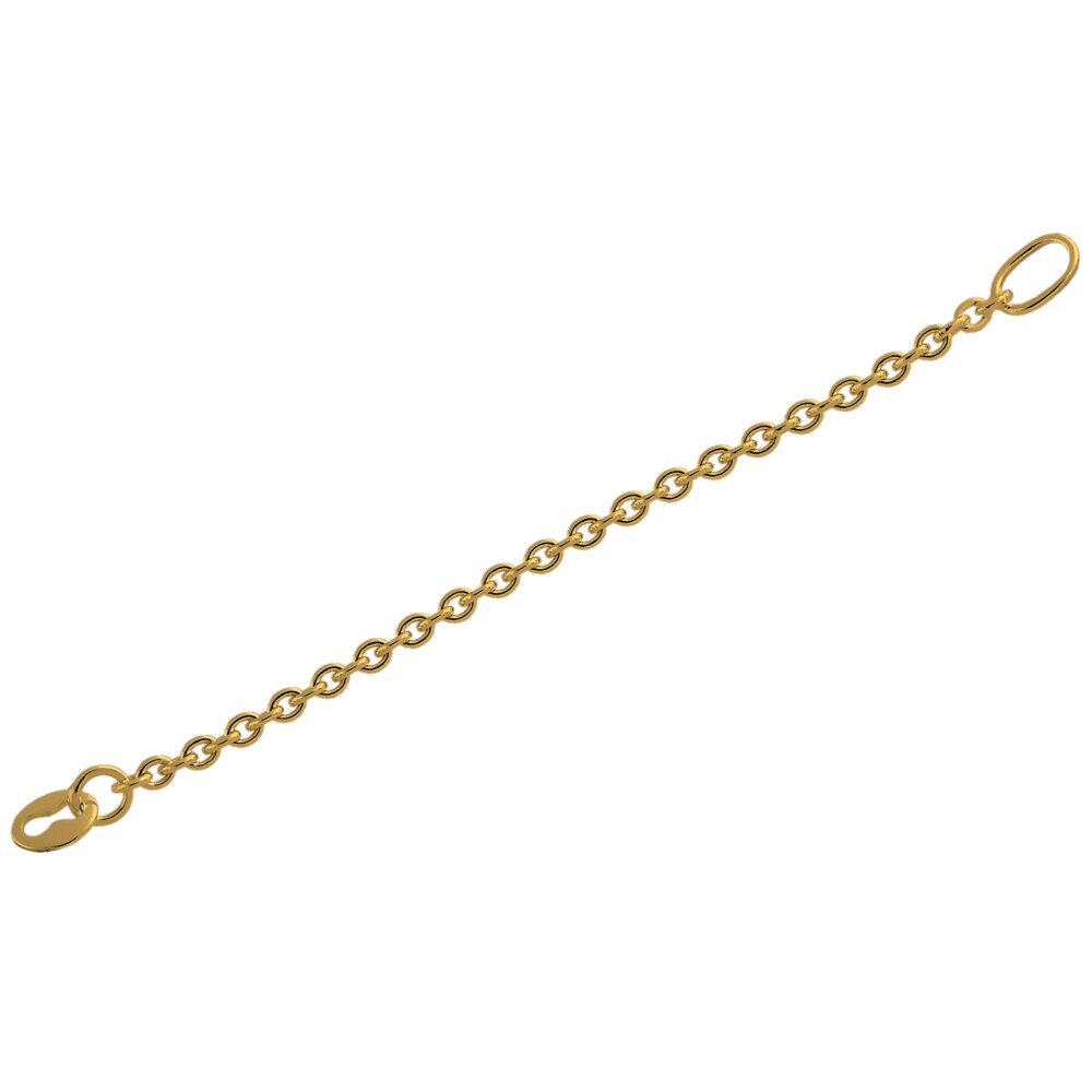 Safety chain 925/- gold-plated 