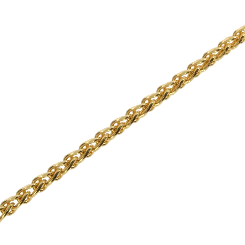 Wheat cut 750/- yellow gold 