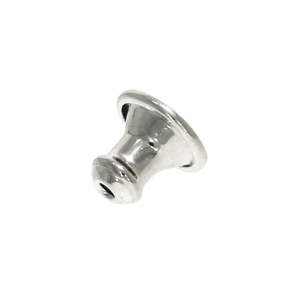 Ear nut 925/- with rubber insert 