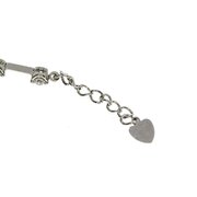 Bracelet with 20 brilliants 750/- white gold