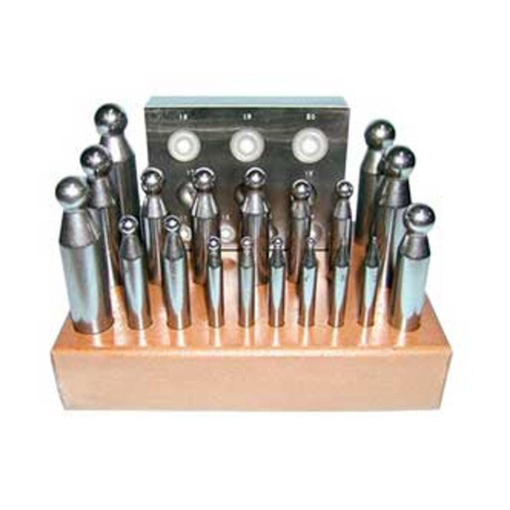 Knopstampset, 2-20 mm, O.M.O. (19 styck) 