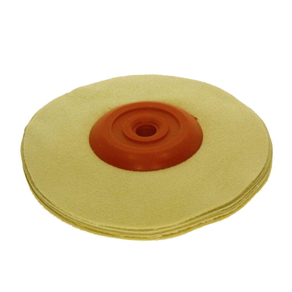 Polishing disc, leather  