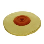 Polishing disc, leather 