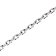 Necklace trace diamond cut 585/- white gold