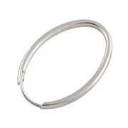 Oval-shaped hoop 925/-