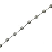 Bracelet with 22 brilliants 750/- white gold