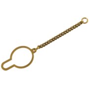 Safety tie chain 585/- yellow gold