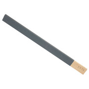 Emery stick with a flat edge