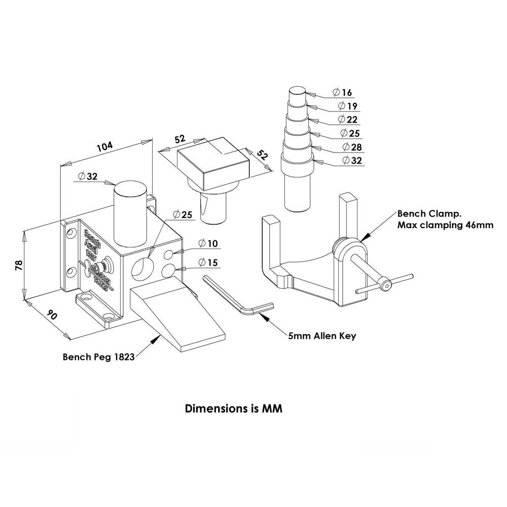 Anvil Set, Multi Forming, Duston 