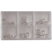 Assorted oval jump rings 925/-