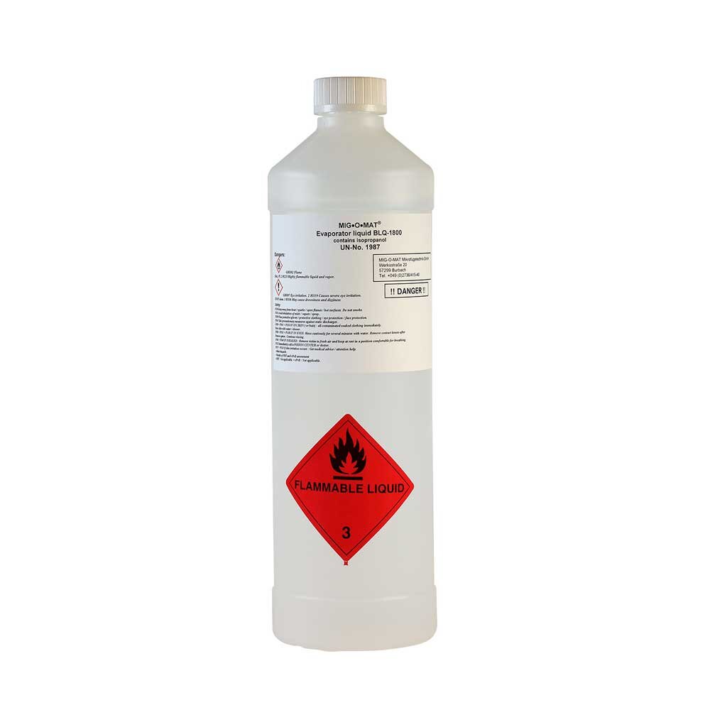 BLQ1800 evaporating liquid, MIG-O-MAT 