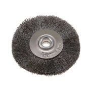 Steel wire lathe brush