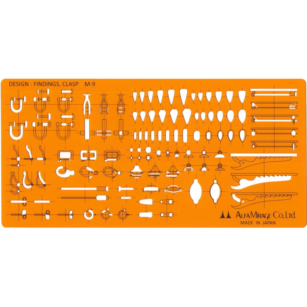 Design template No. 9, findings and clasps 