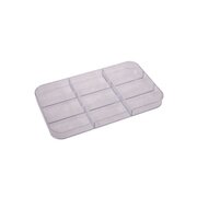 Plastic storage inserts with 9 compartments