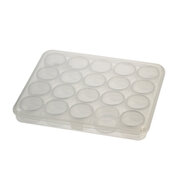 Storage box for stones, 20 compartments