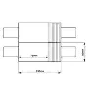 Handvals DRM C130 R, enkel-kombi utan roulett, Durston