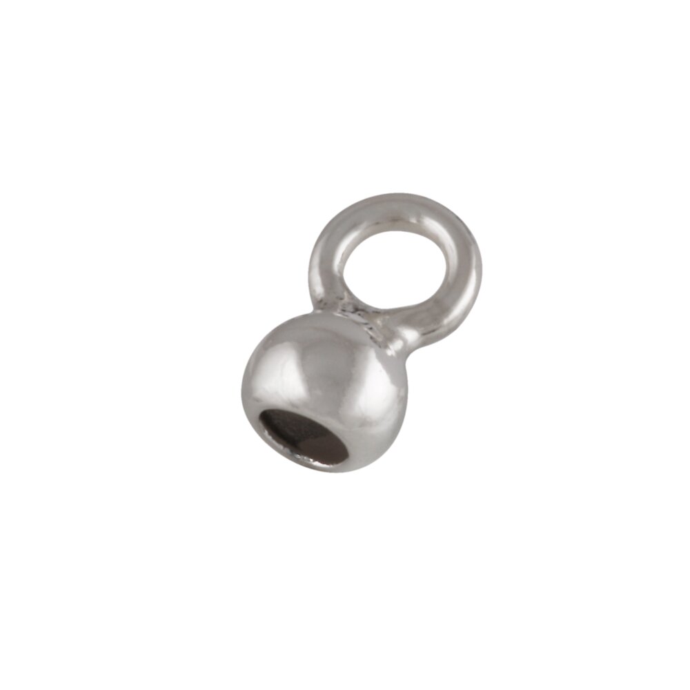 Capsule with a small closed jump ring 925/- 