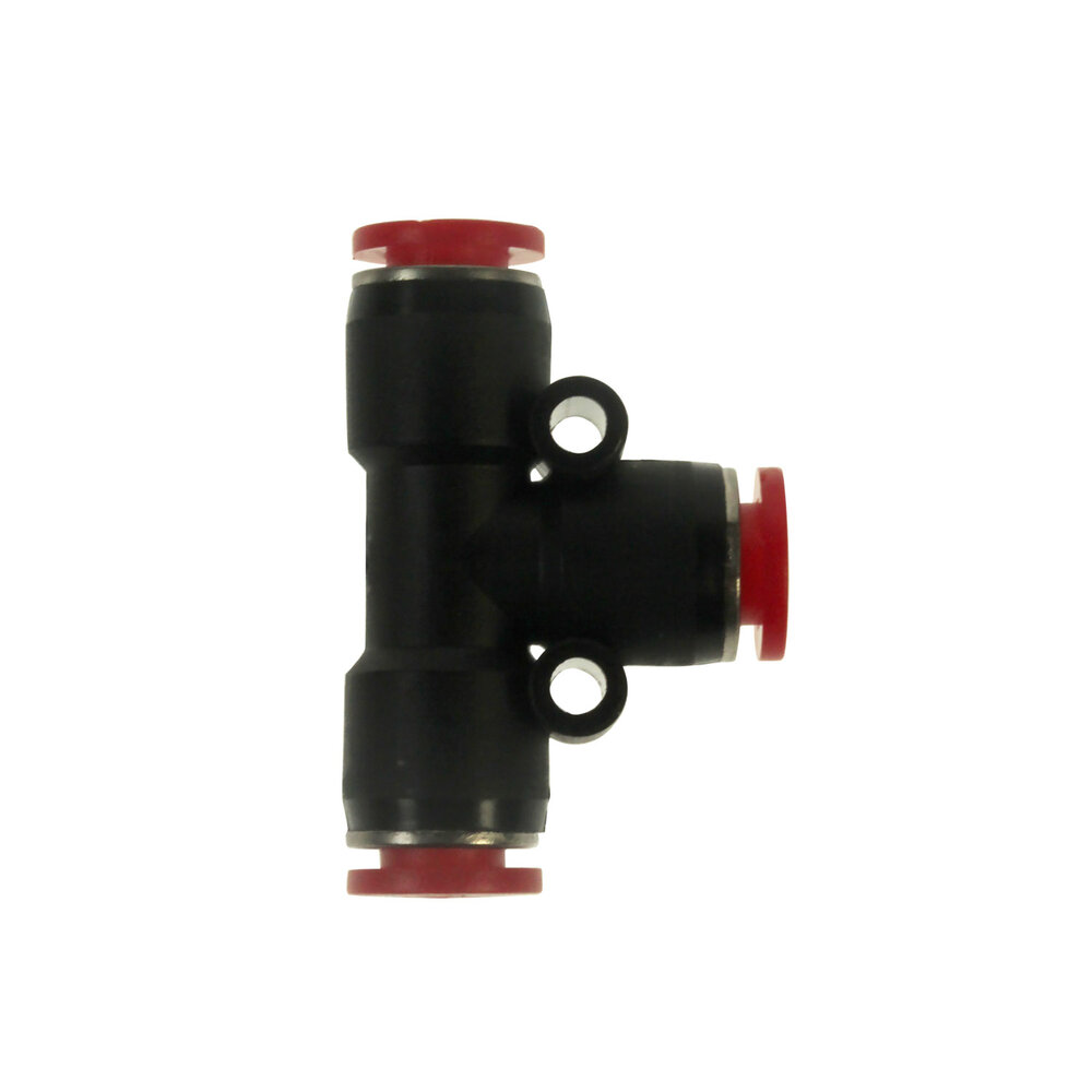 Push-in fitting, T piece, 6x6x6 mm 