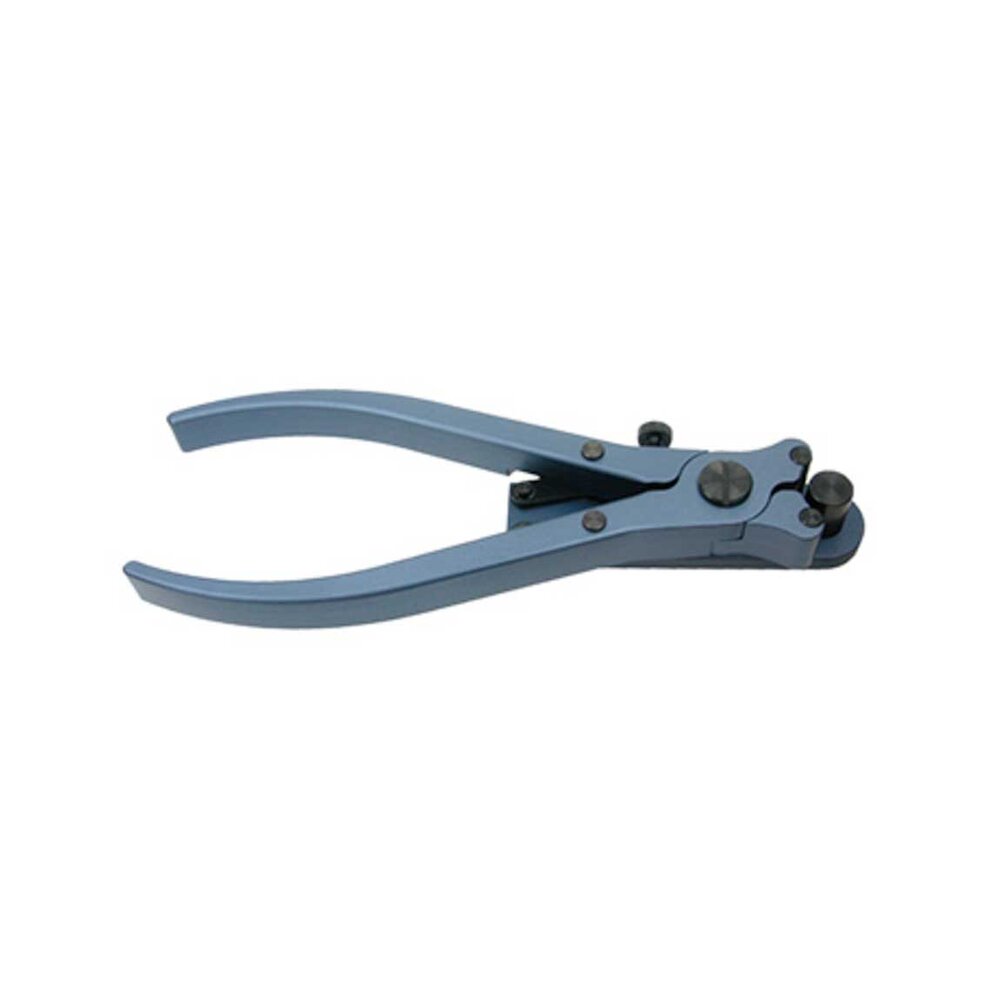 Ring closing plier in aluminium 