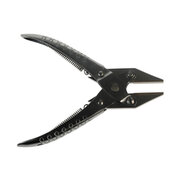 Parallel action plier with brass jaws, flat