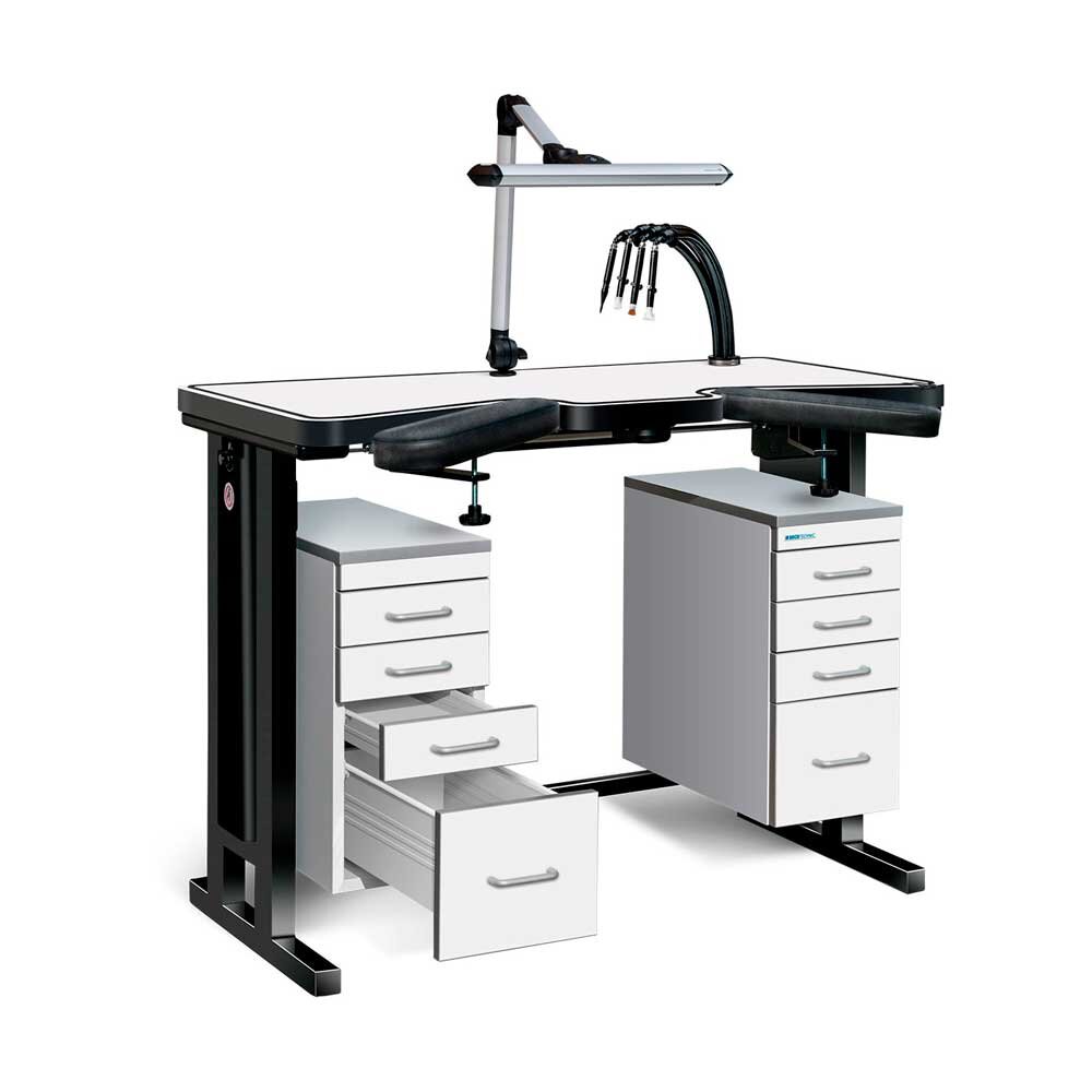 Work bench for watchmakers, Ergolift Evolution 