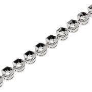 Bracelet for 38 brilliants 750/- white gold