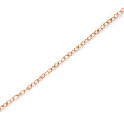 Trace round open 750/- rose gold