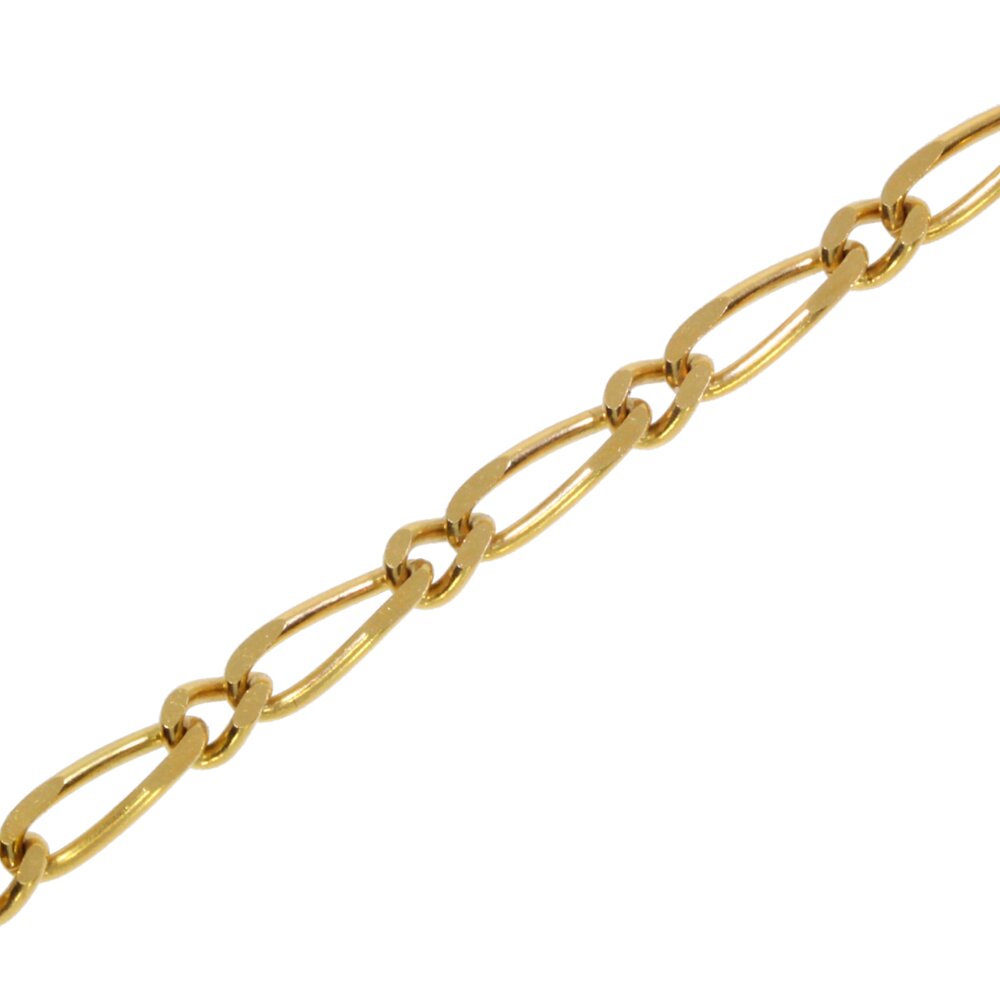 Figaro curb cut 750/- yellow gold 