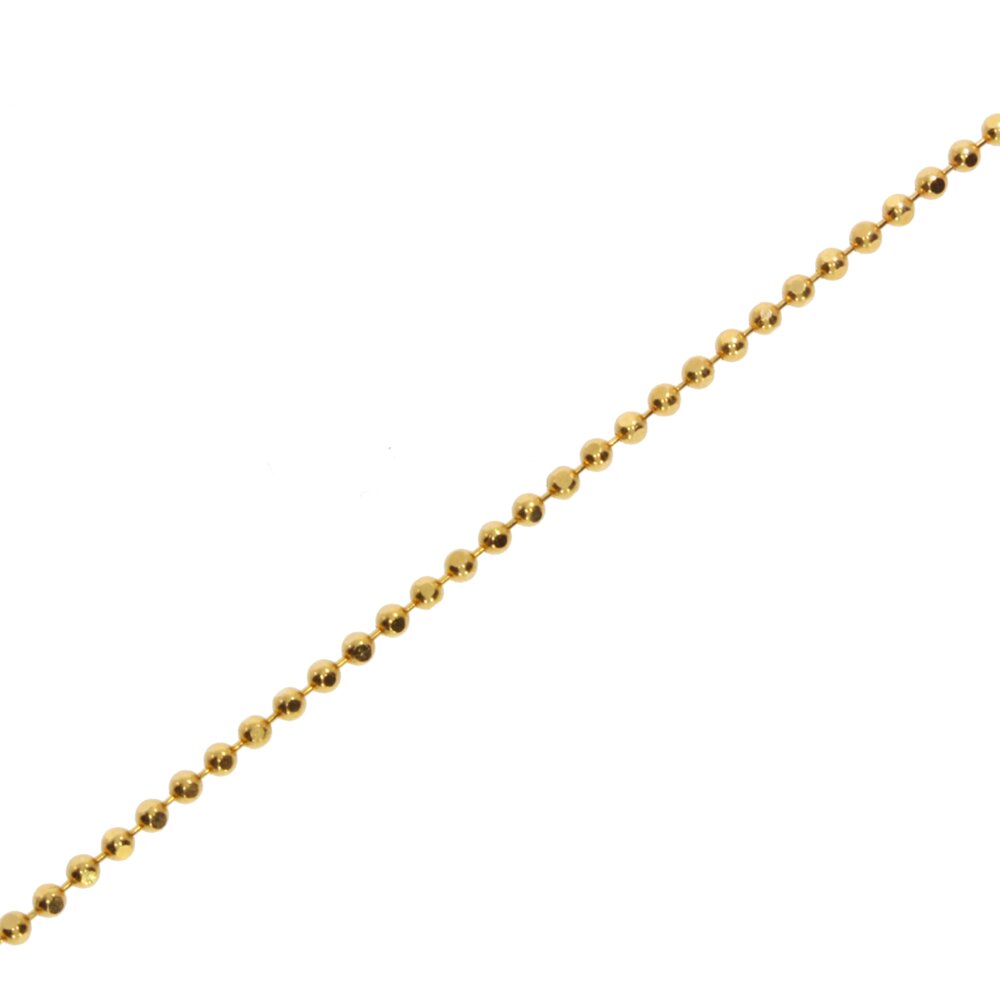 Ball plain cut 750/- yellow gold 