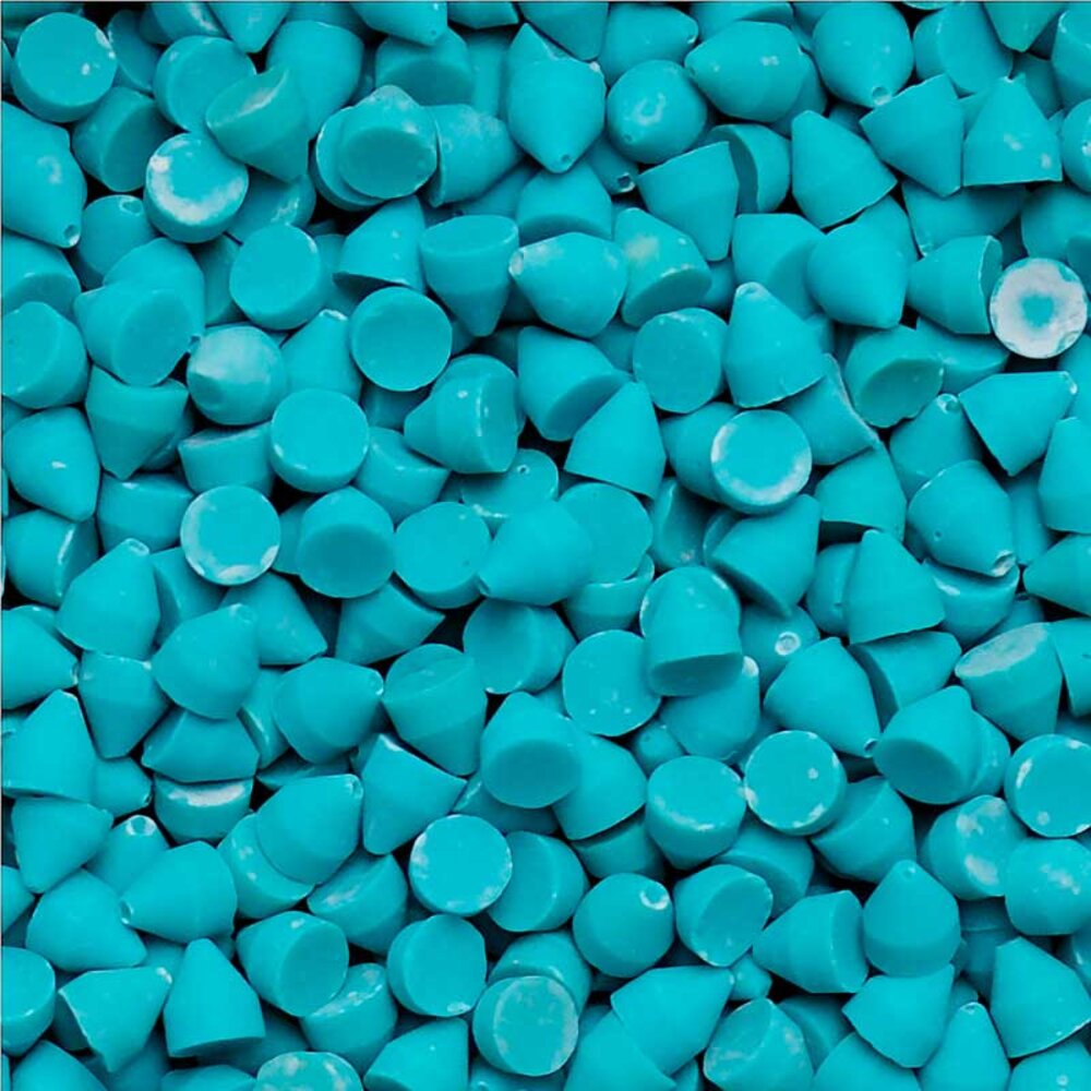 Blue plastic chips – cone-shaped (1 kg) 