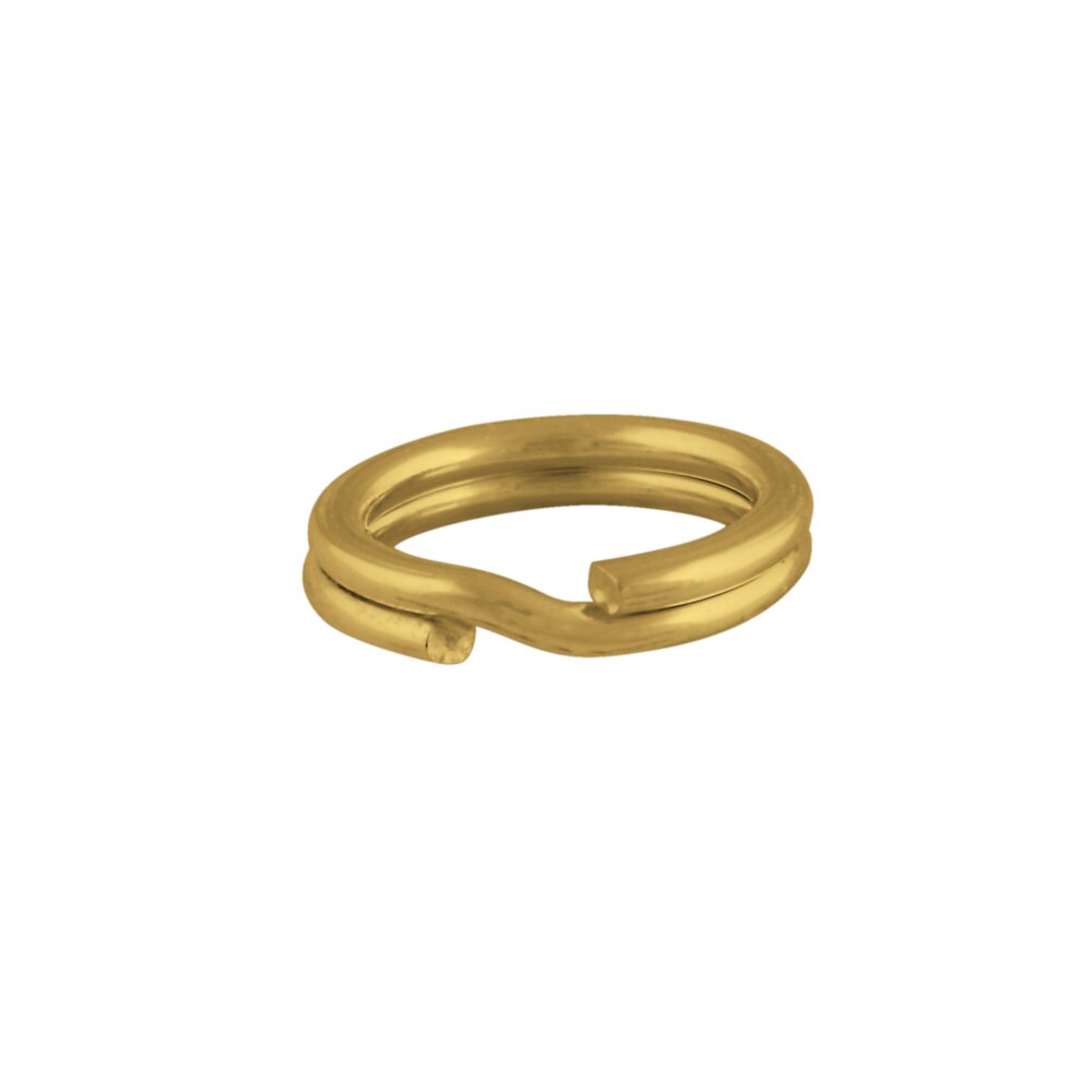 Split ring 585/- yellow gold 