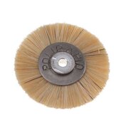 White hard lathe brush