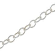 Trace twisted 925/- white gold 