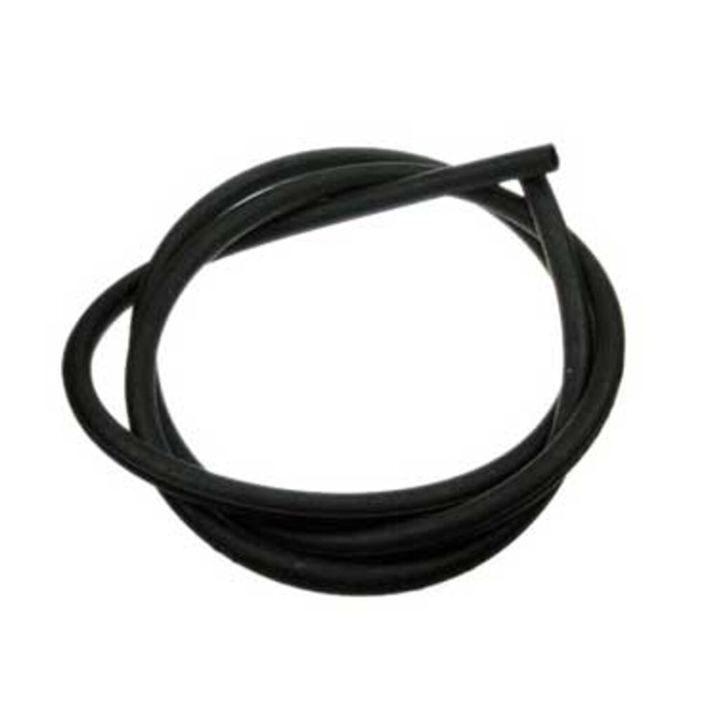 Rubber hose for low pressure, black 