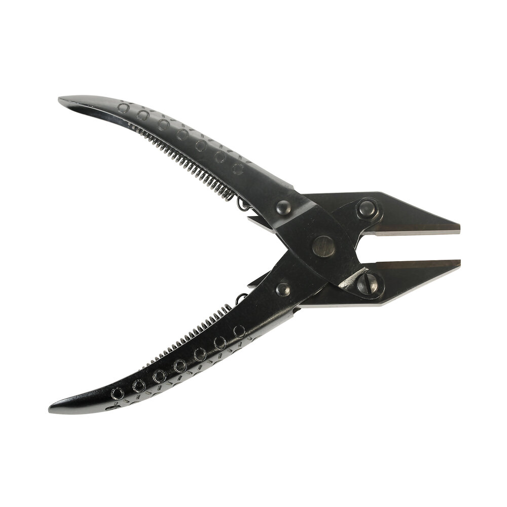 Parallel action plier with brass jaws, flat 